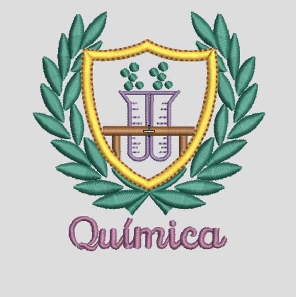 Matriz Bordado Química Brasão
