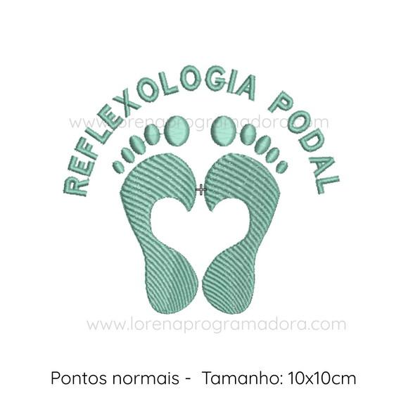 Matriz Bordado Reflexologia Podal