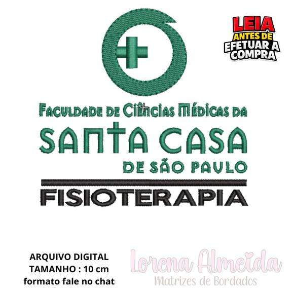 Matriz Bordado Santa Casa São Paulo Fisioterapia