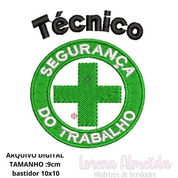 Matriz Bordado Segurança do Trabalho