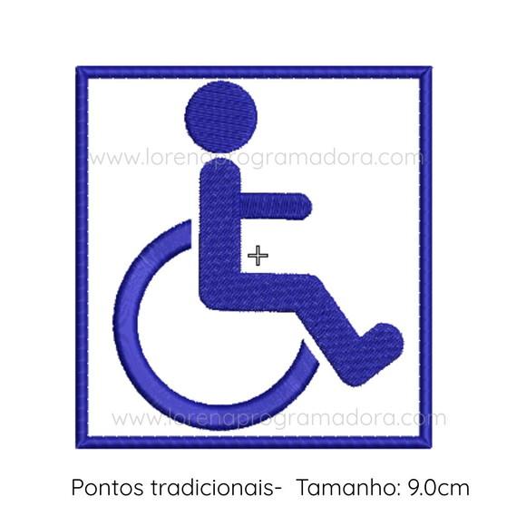 Matriz Bordado Simbolo Deficiencia