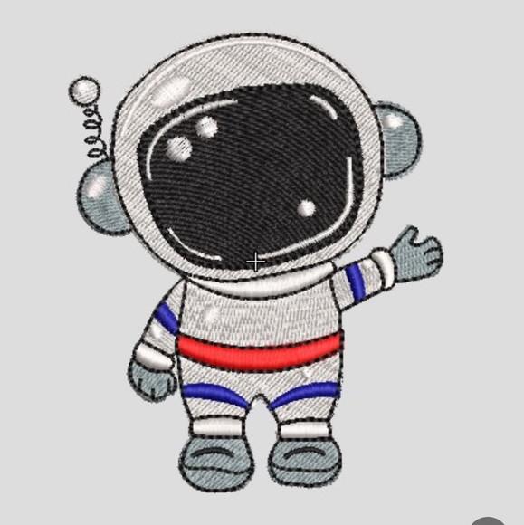 Matriz de Bordado Astronauta