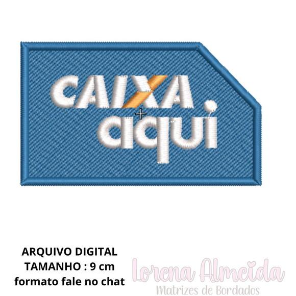 Matriz de Bordado Caixa Aqui