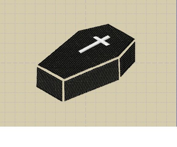 Matriz de Bordado Caixão