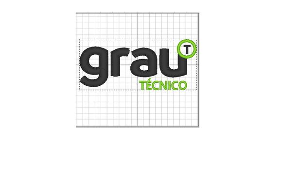 MATRIZ DE BORDADO ESCOLA GRAU TÉCNICO PONTO CHEIO