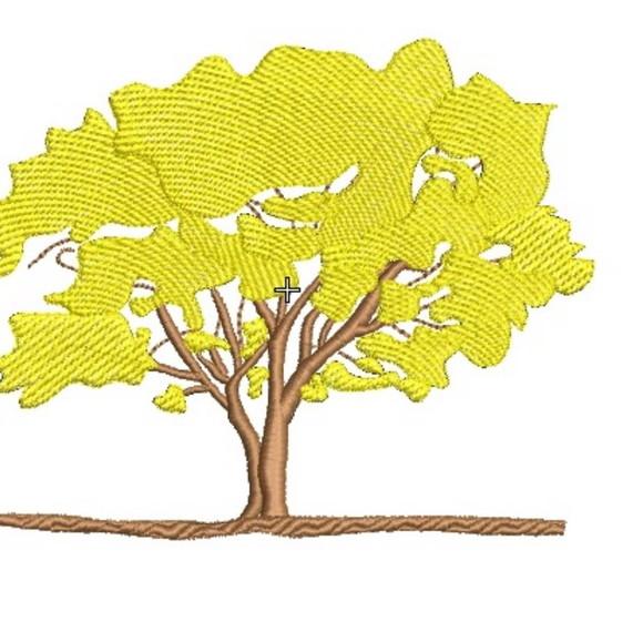 Matriz de Bordado Ipe Amarelo