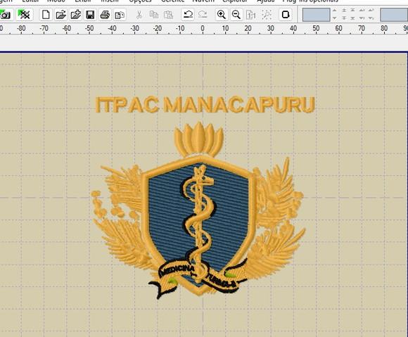 Matriz de Bordado Medicina Manacapuru