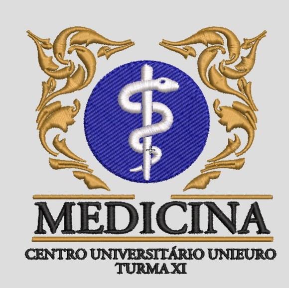 Matriz de Bordado Medicina Unieuro