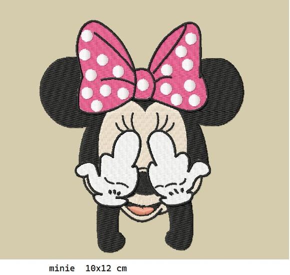 Matriz De Bordado Minnie