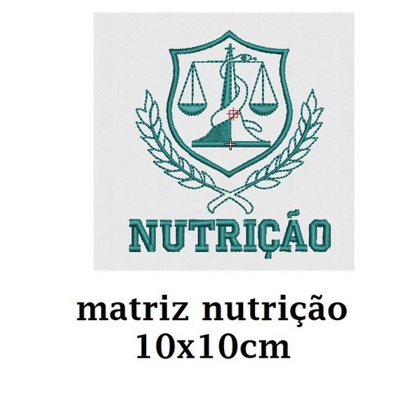 Matriz de Bordado Nutrição