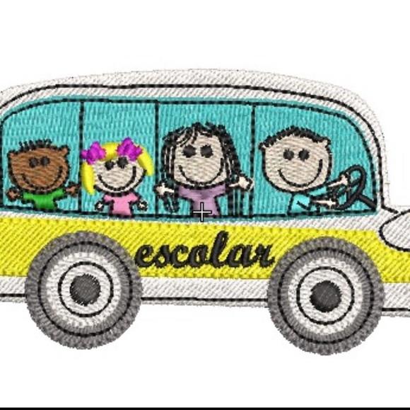 Matriz de Bordado Ônibus Escolar