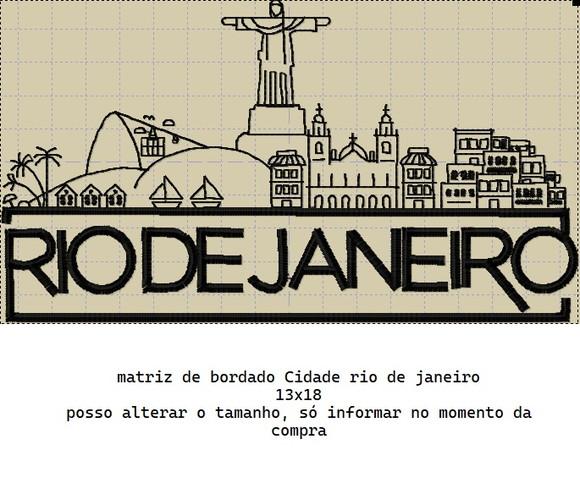 Matriz De Bordado Rio De Janeiro