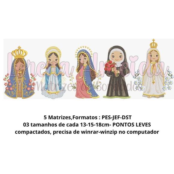 Matriz de Bordado Santinhas