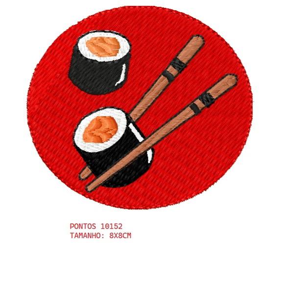 Matriz De Bordado Sushi