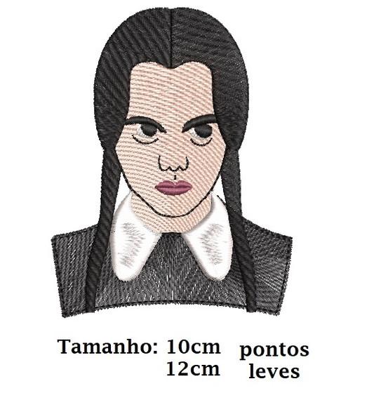 Matriz de Bordado Wandinha Addams