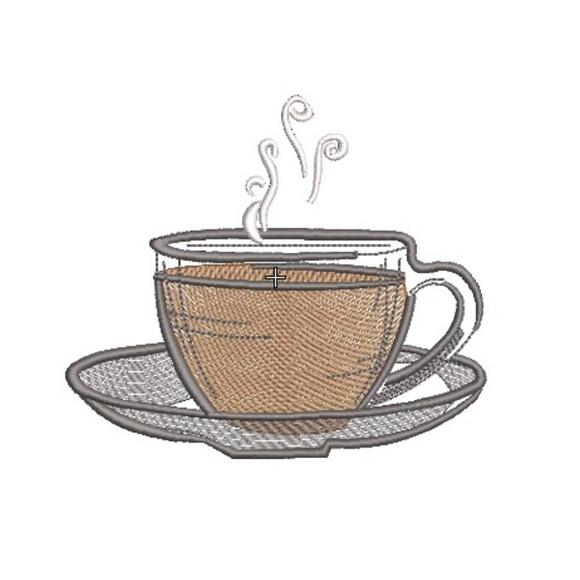Matriz de Bordado Xícara de Café