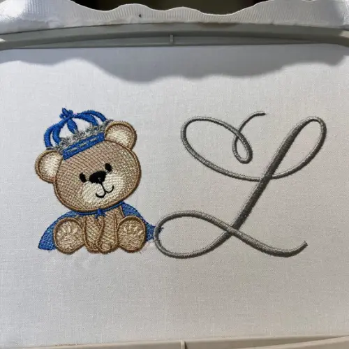 Matriz Bordado Alfabeto Urso