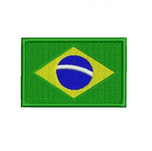 Matriz Bordado Bandeira do Brasil 10cm