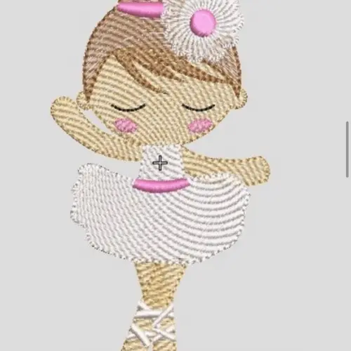 Matriz Bordado Bailarina