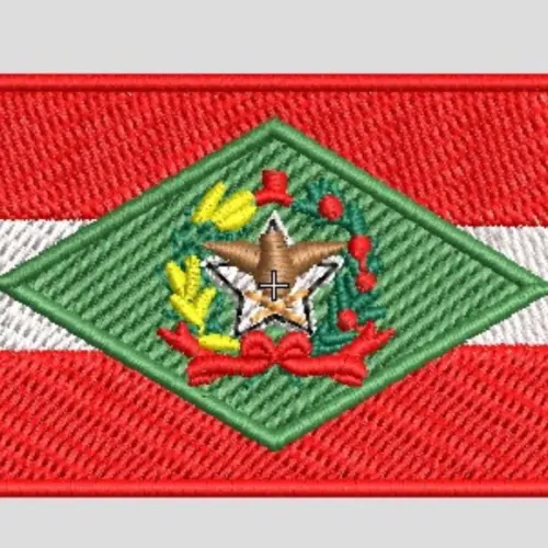 Matriz Bordado Bandeira Santa Catarina
