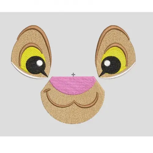 Matriz Bordado Carinha Simba