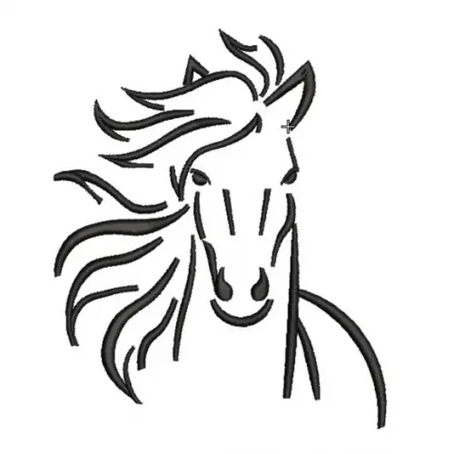 Matriz Bordado Cavalo