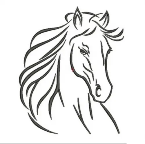 Matriz Bordado Cavalo