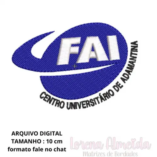 Matriz Bordado Centro Universitário de Adamantina Fai