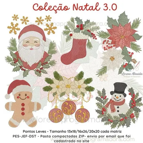 Matriz Bordado Coleção Natal