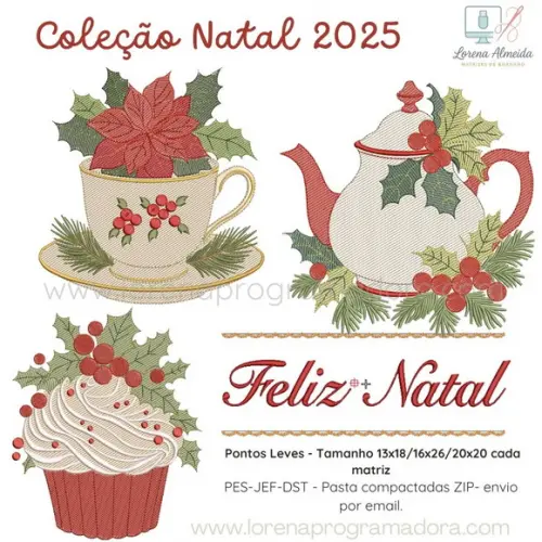 Matriz Bordado Coleção Natal