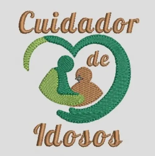 Matriz Bordado Cuidador de Idosos