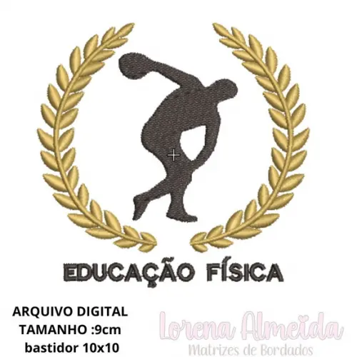 Matriz Bordado Educação Física