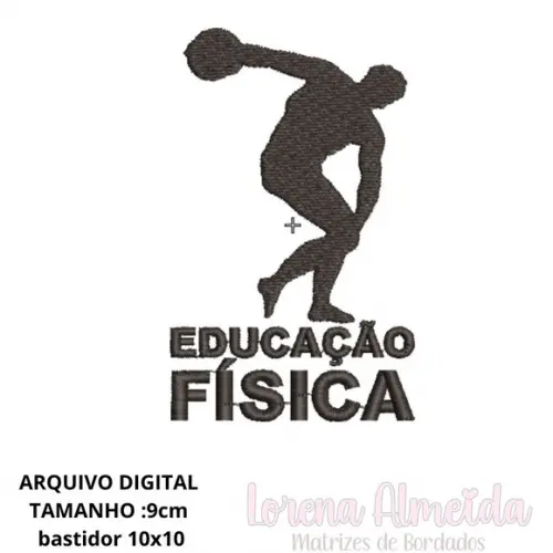 Matriz Bordado Educação Física
