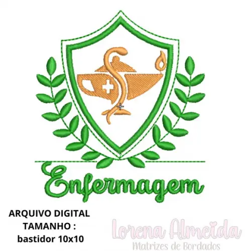 Matriz Bordado Enfermagem