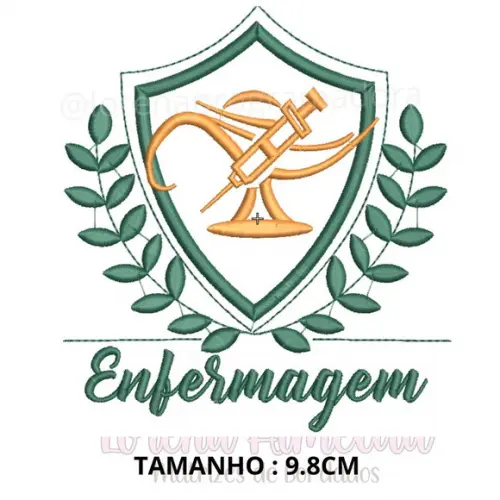 Matriz Bordado Enfermagem