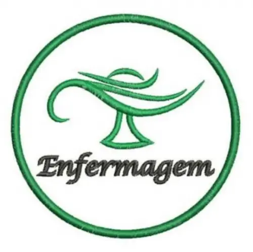 Matriz Bordado Enfermagem Círculo