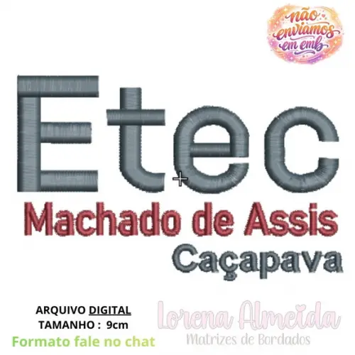 Matriz Bordado Etec