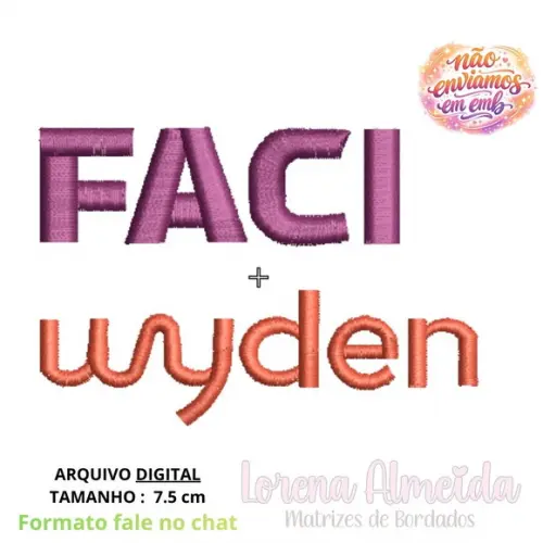 Matriz Bordado Faci Wyden
