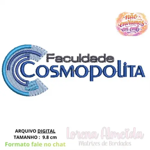 Matriz Bordado Faculdade Cosmopolita