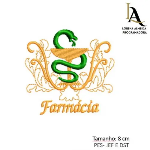 Matriz Bordado Farmácia