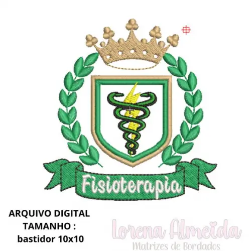 Matriz Bordado Fisioterapia