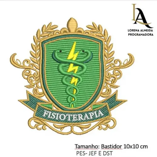 Matriz Bordado Fisioterapia
