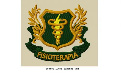 Matriz Bordado Fisioterapia