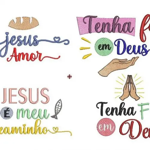 Matriz Bordado Frases Bíblicas