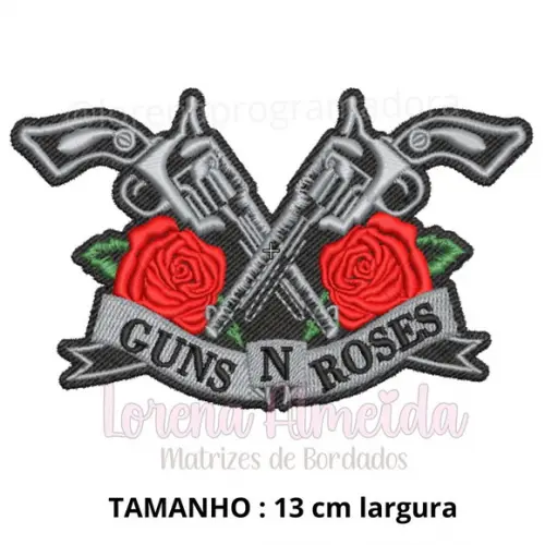 Matriz Bordado Guns N Roses