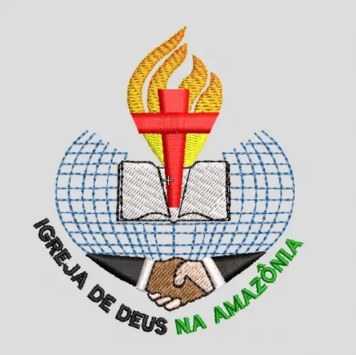 Matriz Bordado Igreja de Deus na Amazônia