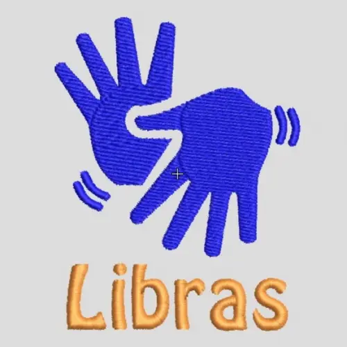 Matriz Bordado Libras