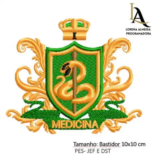 Matriz Bordado Medicina