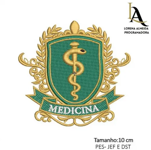 Matriz Bordado Medicina