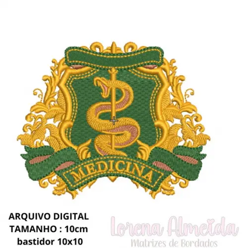 Matriz Bordado Medicina 003